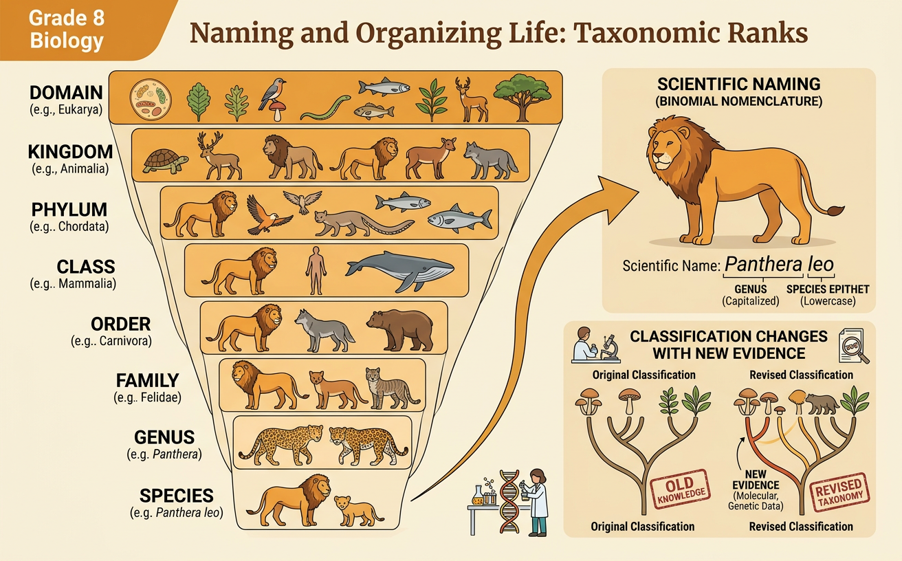 Naming and Organizing Life: Taxonomic Ranks