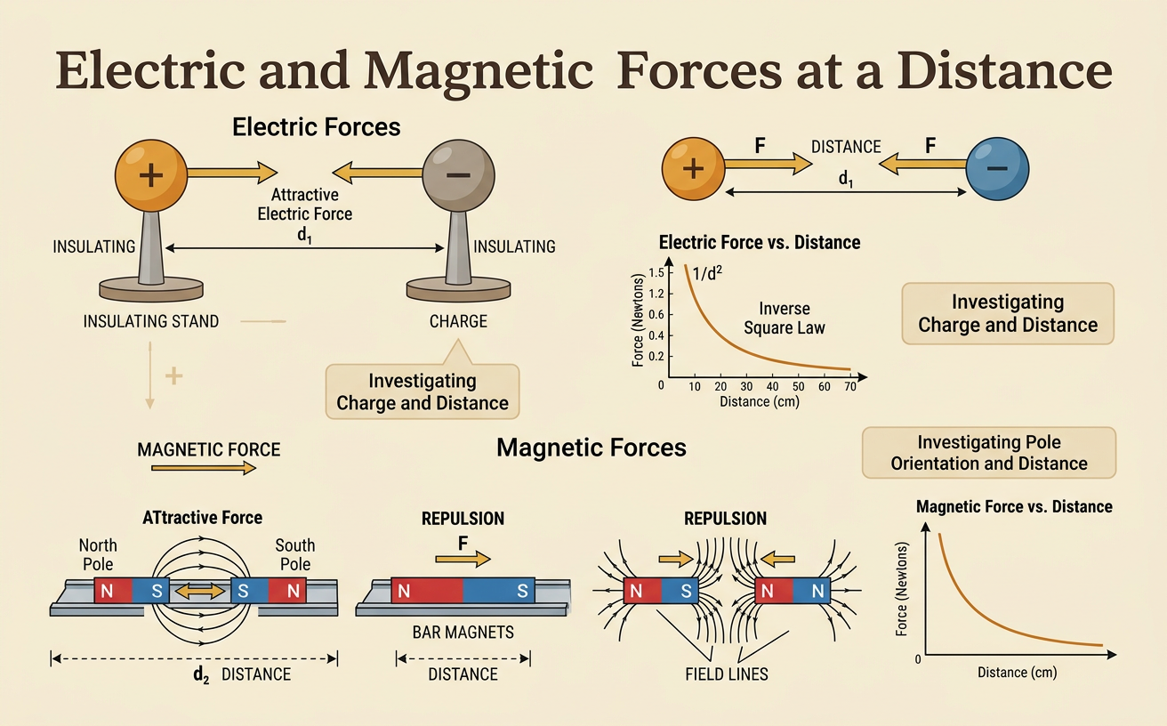 Electric and Magnetic Forces at a Distance