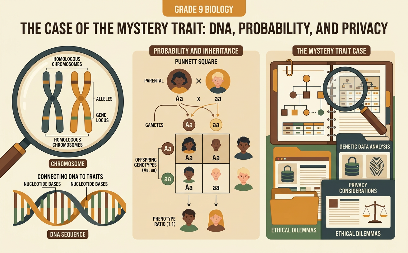 The Case of the Mystery Trait: DNA, Probability, and Privacy