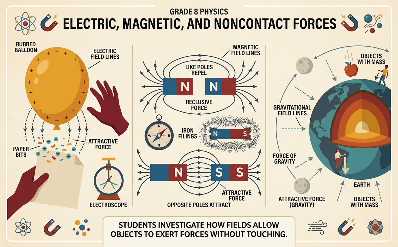 Electric, Magnetic, and Noncontact Forces