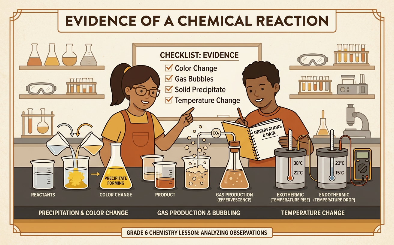 Evidence of a Chemical Reaction