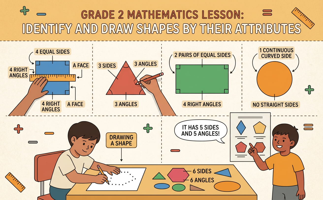 Identify and Draw Shapes by Their Attributes
