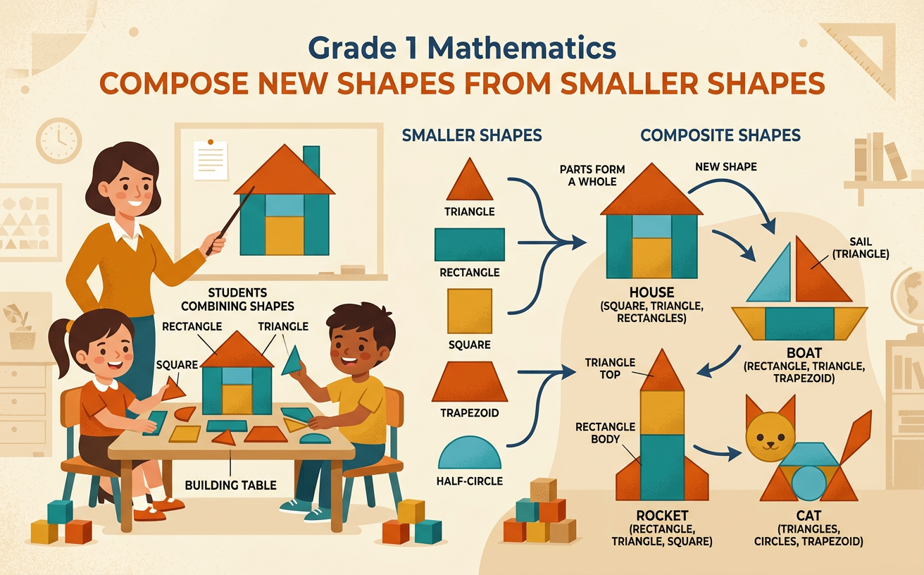 Compose New Shapes from Smaller Shapes
