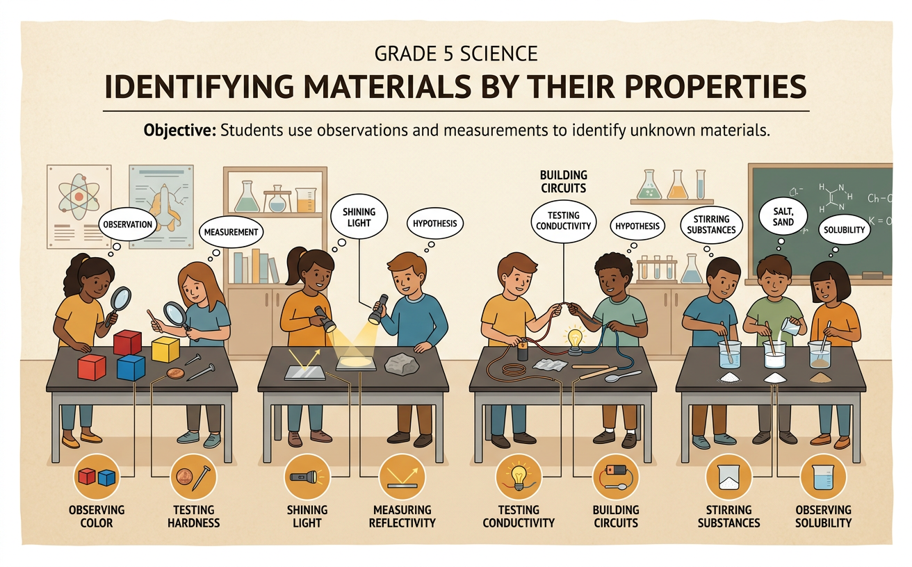 Identifying Materials by Their Properties