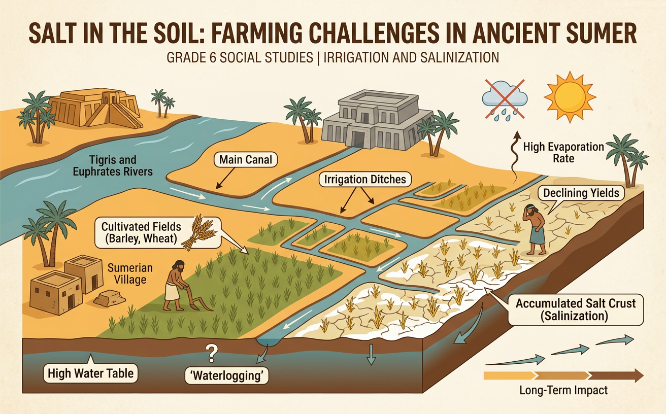 Salt in the Soil: Farming Challenges in Ancient Sumer