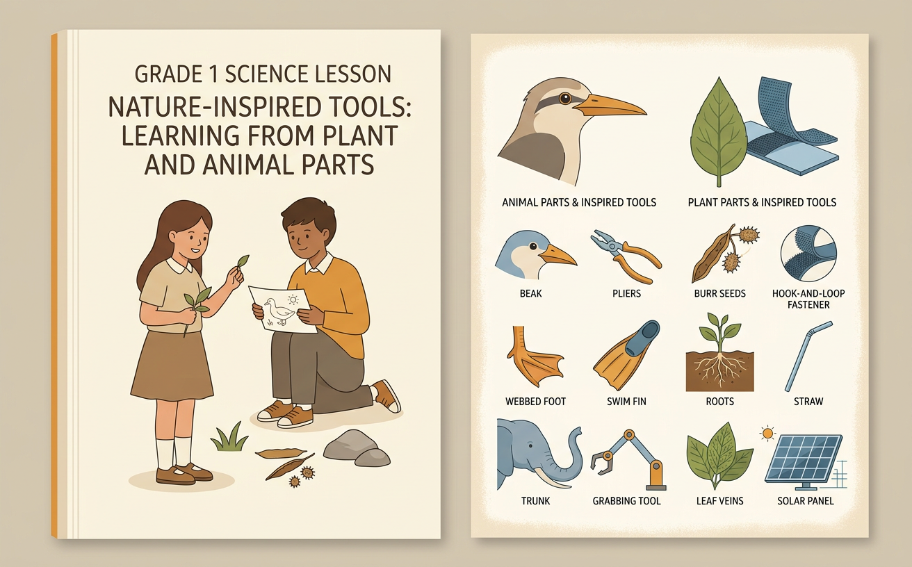 Nature-Inspired Tools: Learning from Plant and Animal Parts