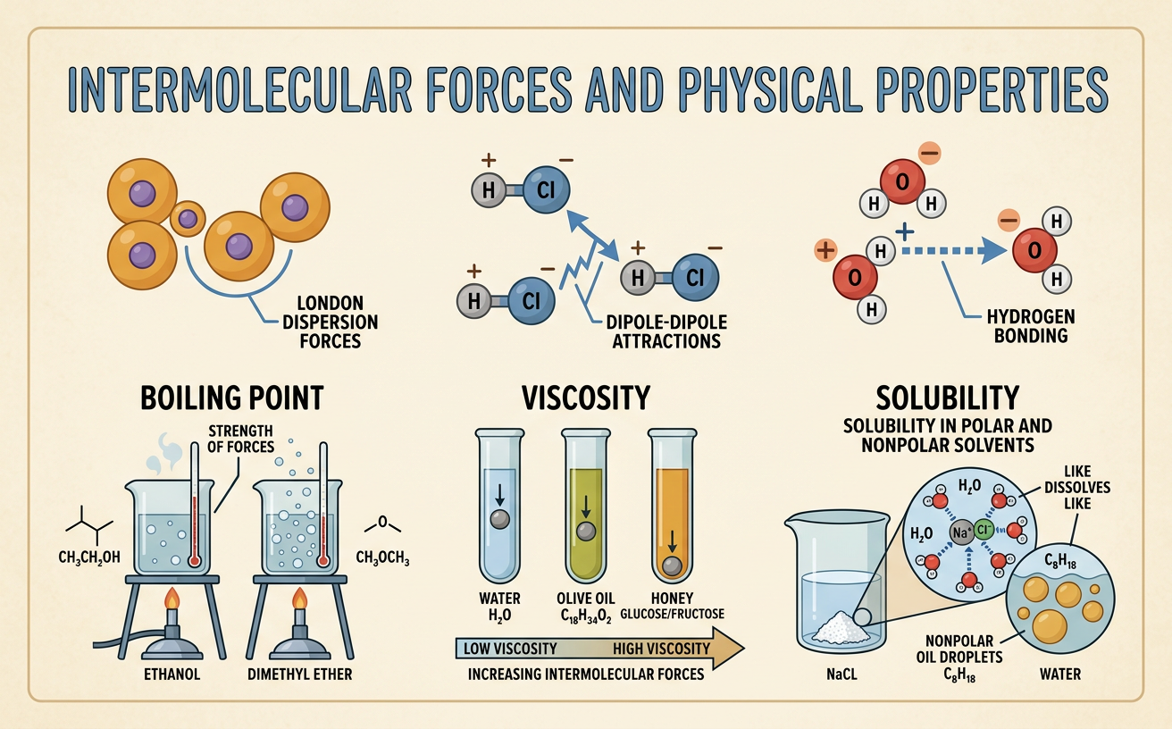 Intermolecular Forces and Physical Properties