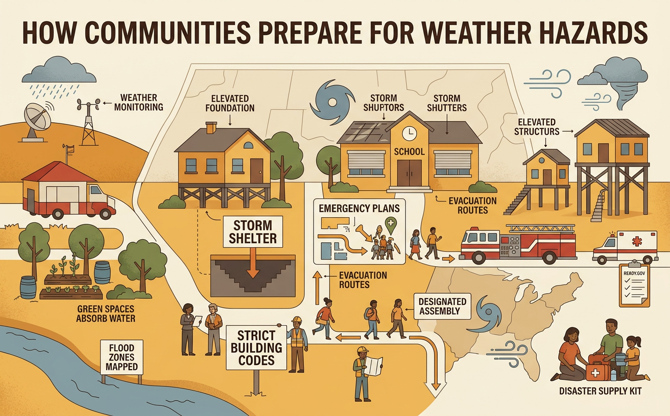 How Communities Prepare for Weather Hazards
