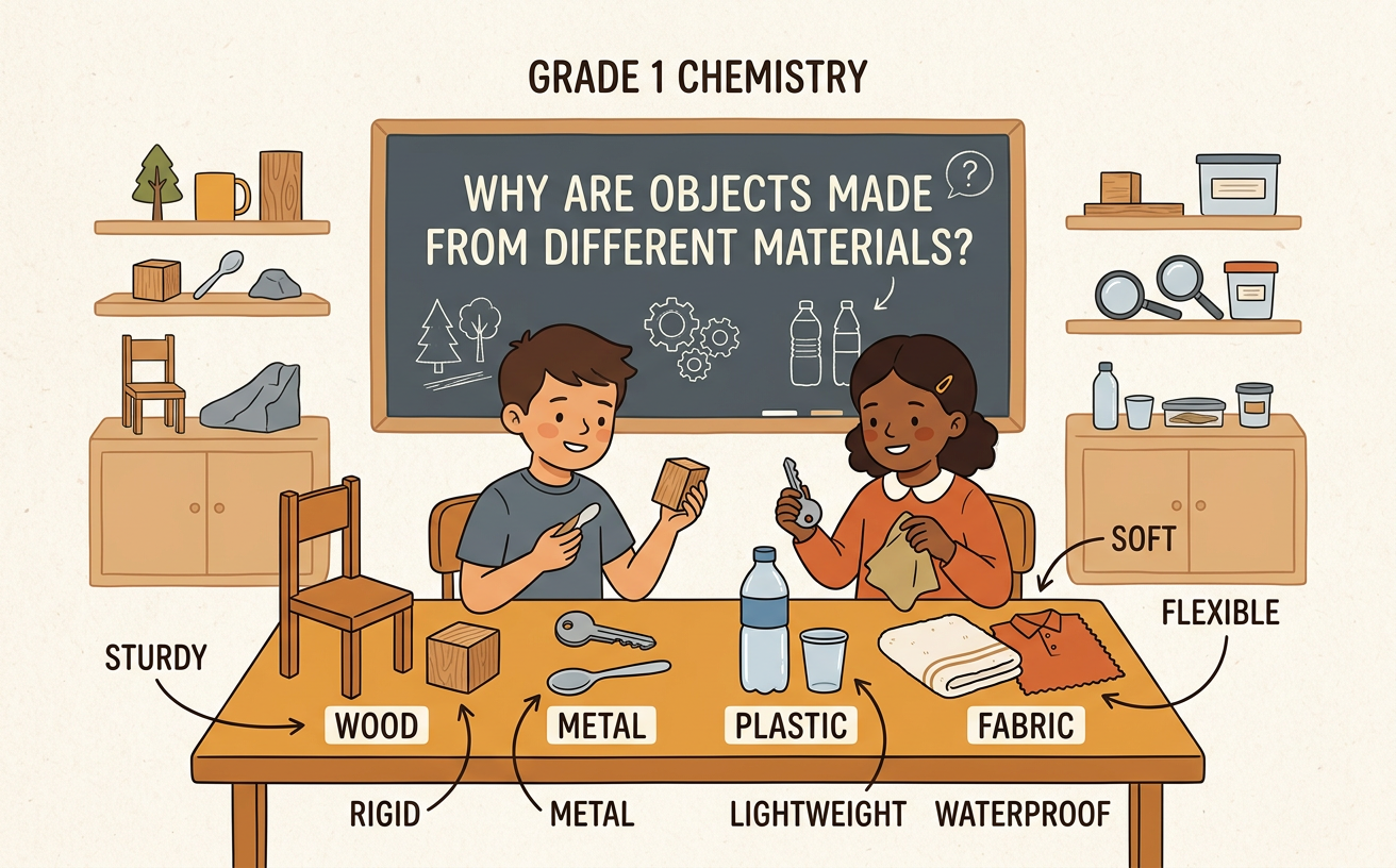 Why Are Objects Made from Different Materials?