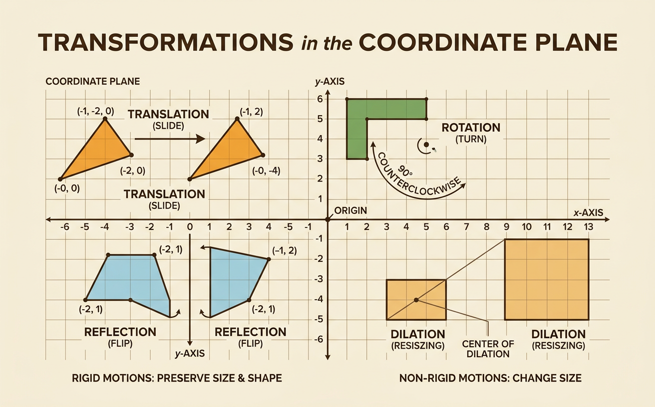 Transformations in the Coordinate Plane