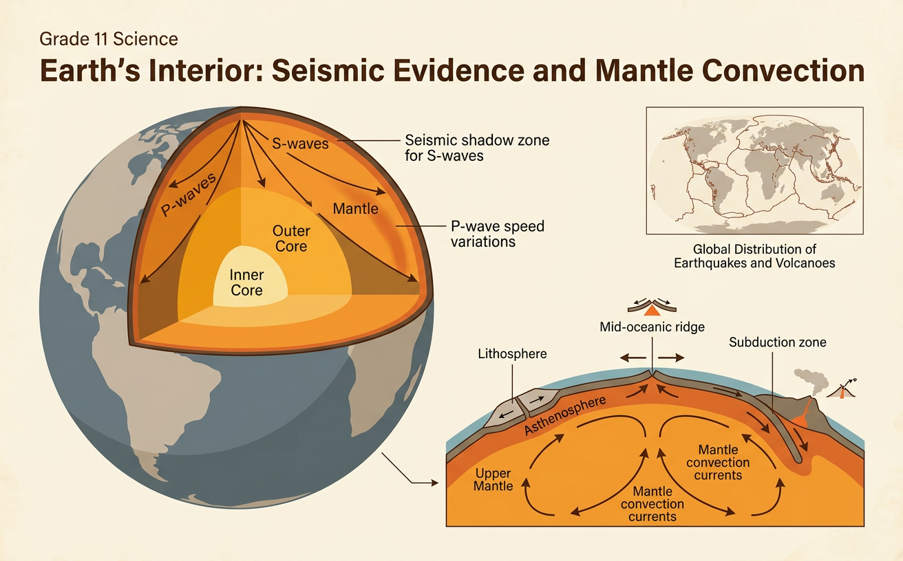 Earth’s Interior: Seismic Evidence and Mantle Convection