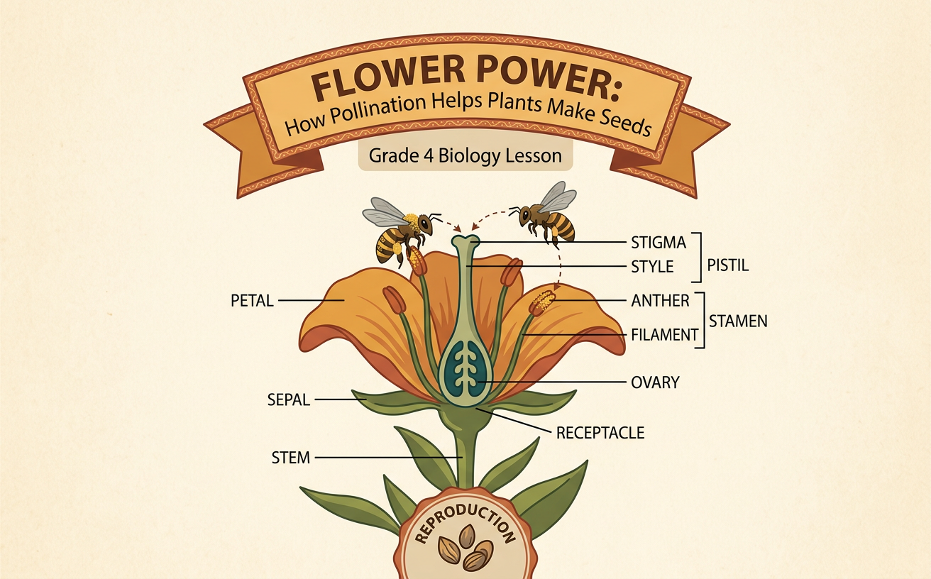 Flower Power: How Pollination Helps Plants Make Seeds