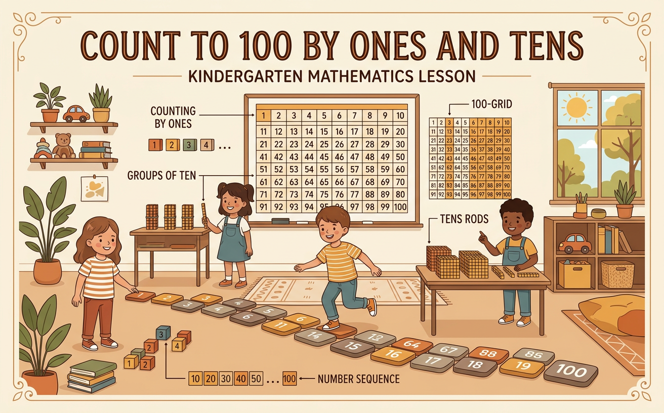 Count to 100 by Ones and Tens
