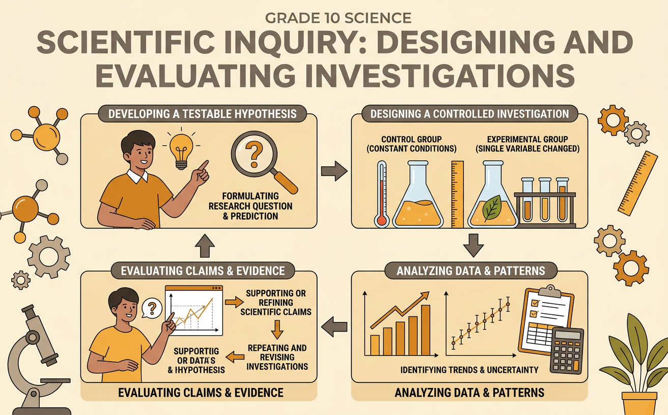 Scientific Inquiry: Designing and Evaluating Investigations