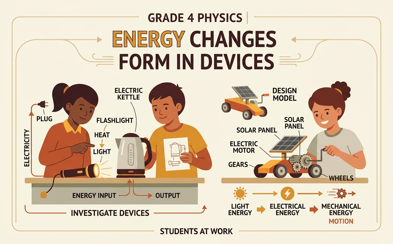Energy Changes Form in Devices