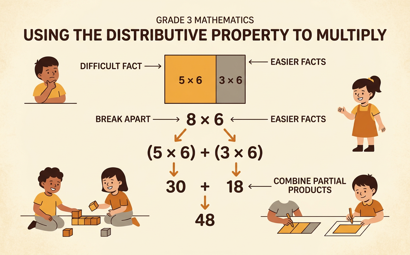 Using the Distributive Property to Multiply