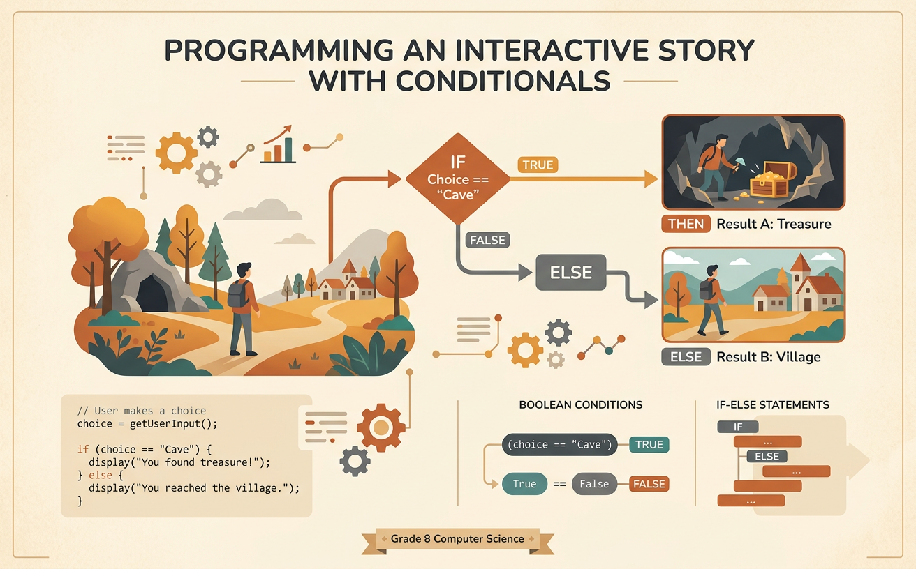 Programming an Interactive Story with Conditionals