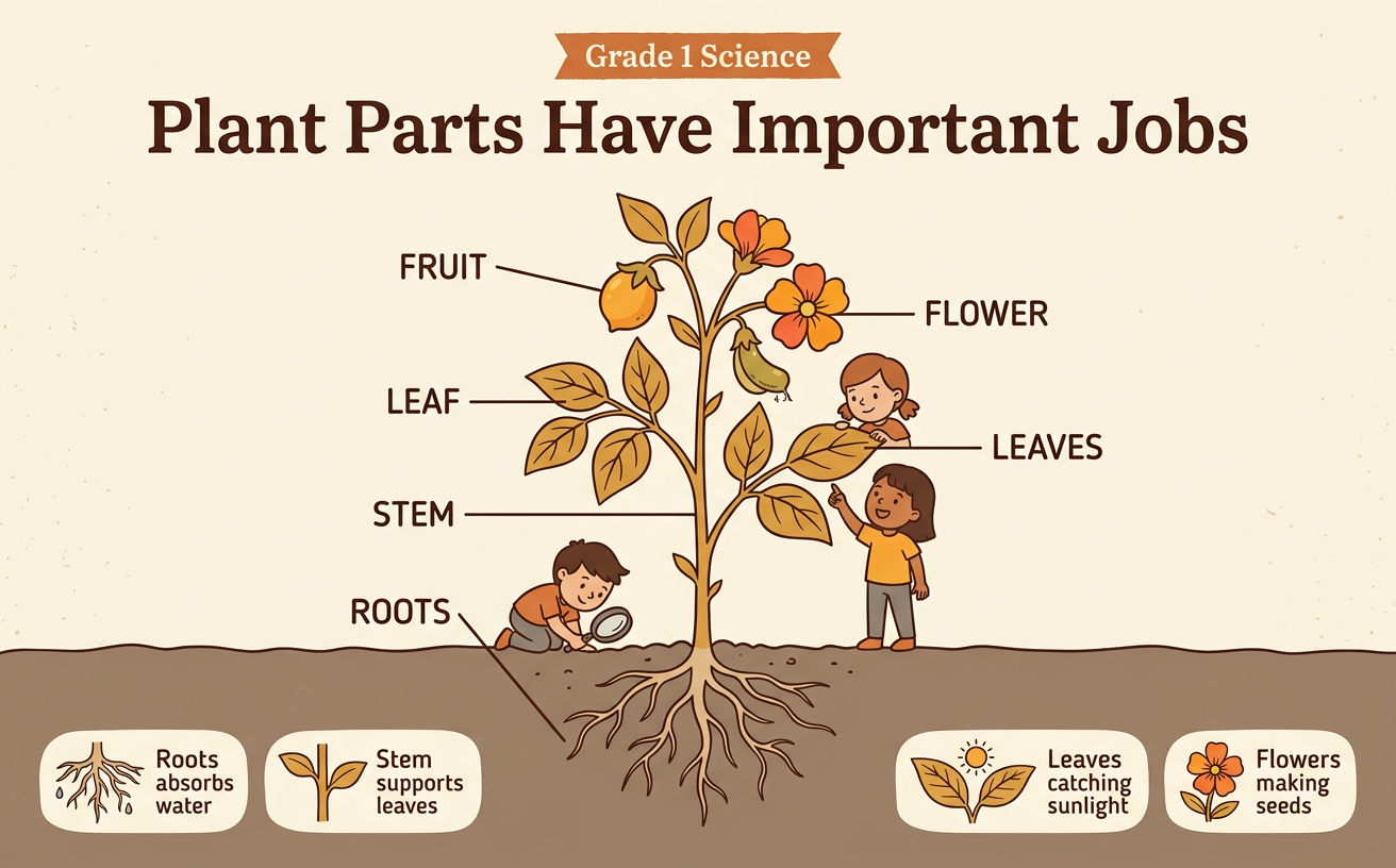 Plant Parts Have Important Jobs