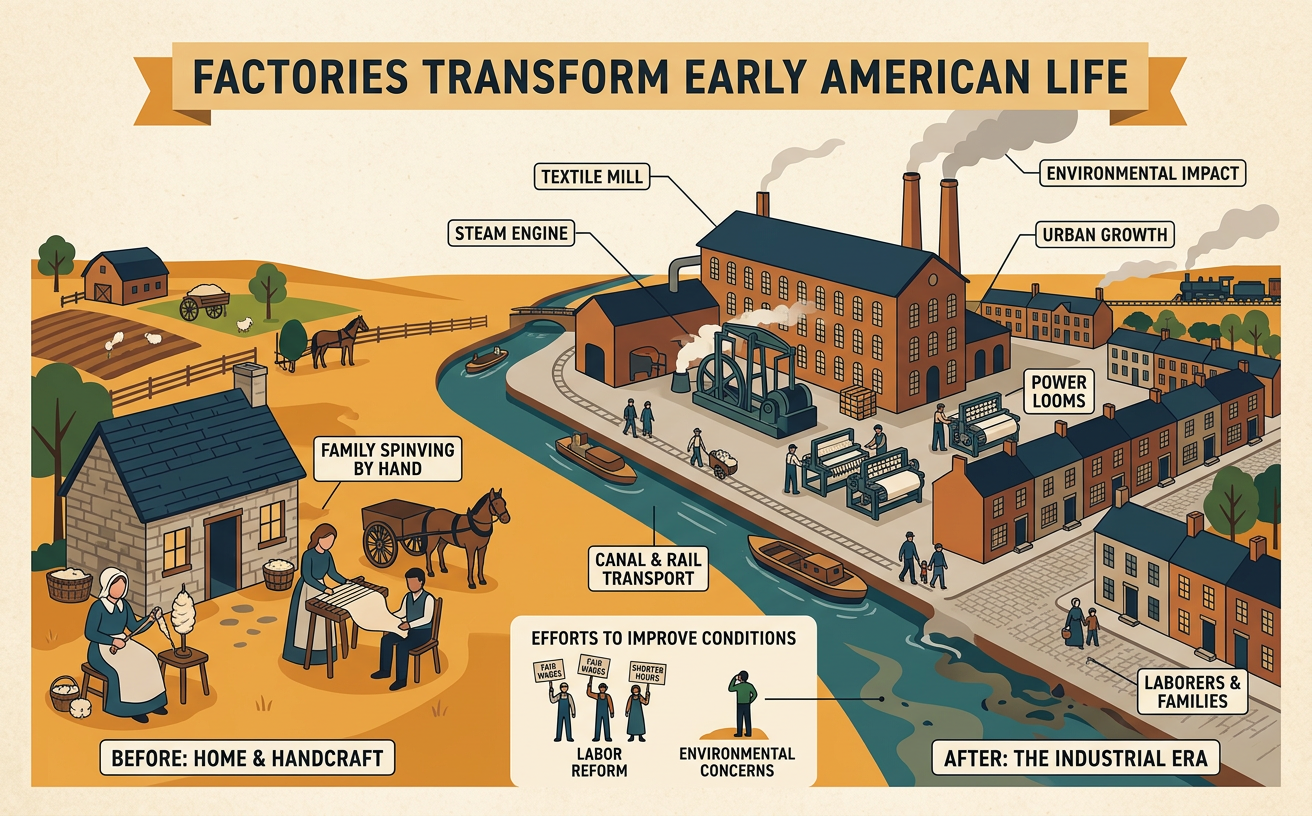 Factories Transform Early American Life