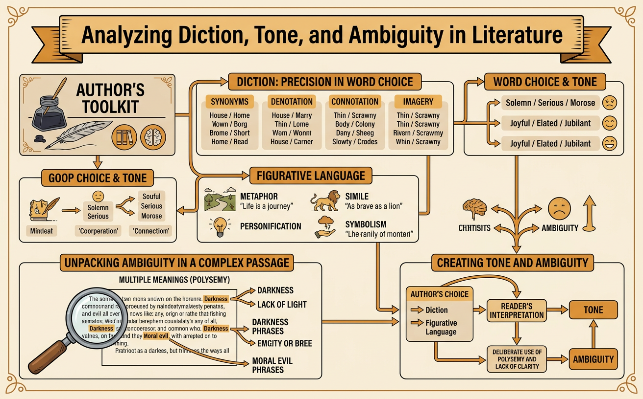 Analyzing Diction, Tone, and Ambiguity in Literature