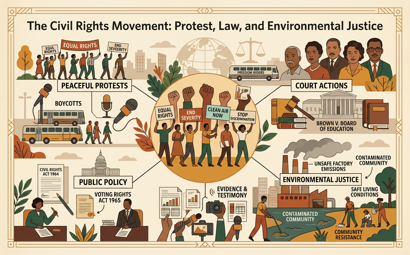 The Civil Rights Movement: Protest, Law, and Environmental Justice