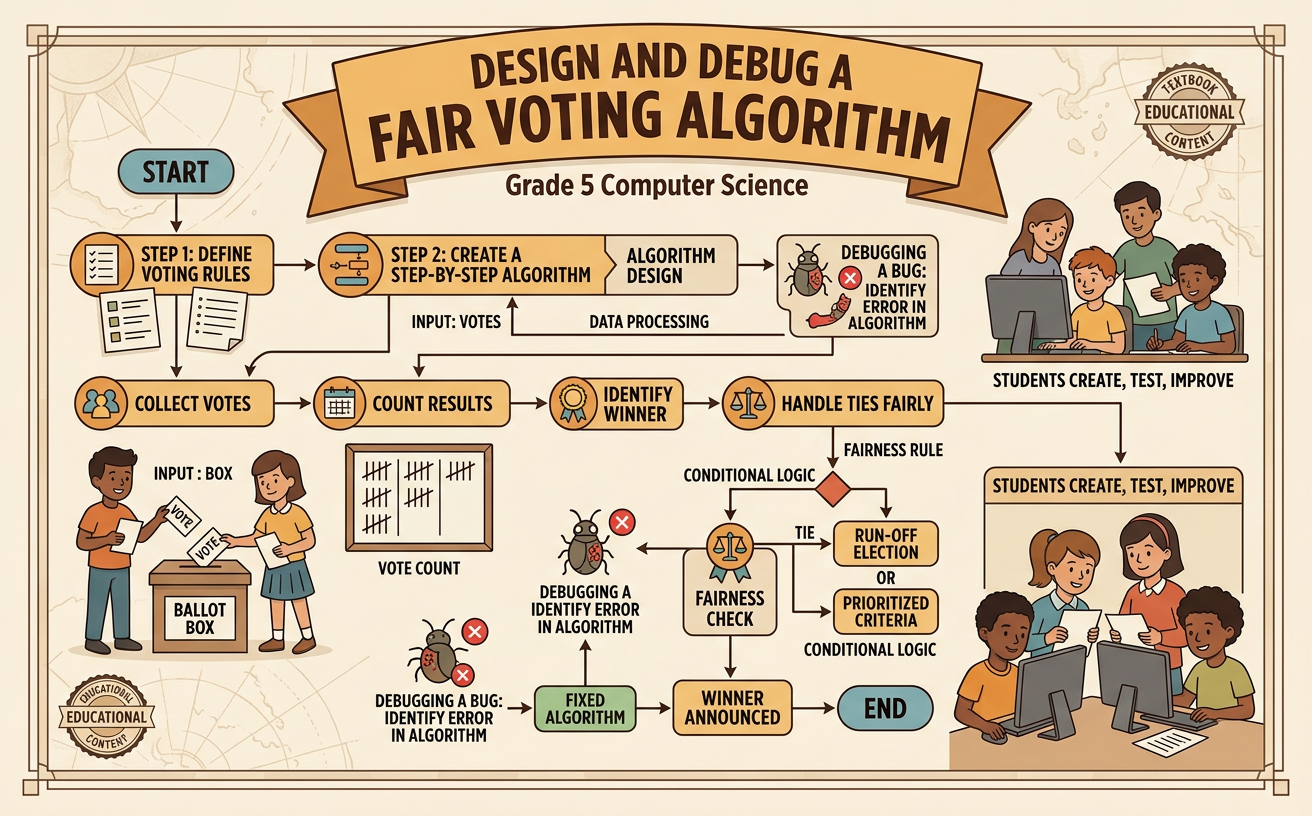 Design and Debug a Fair Voting Algorithm