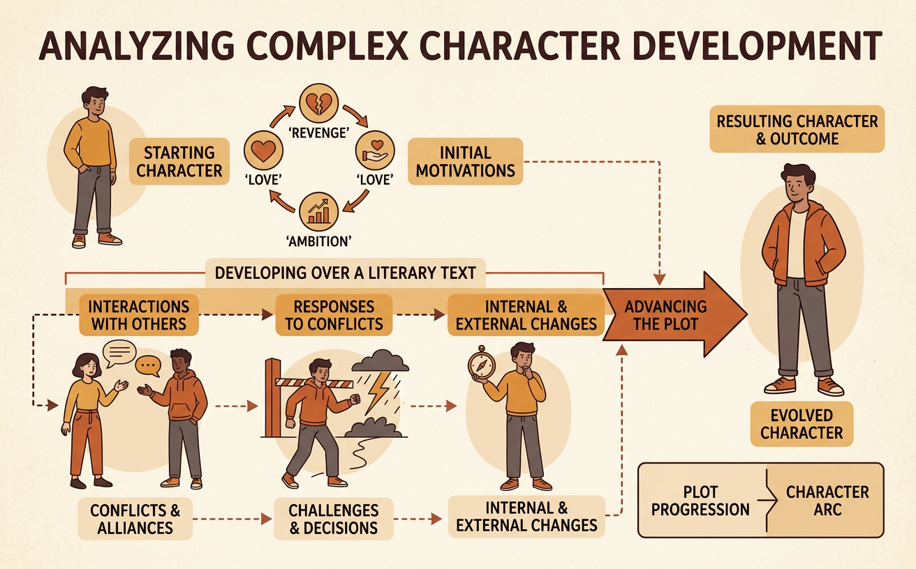 Analyzing Complex Character Development