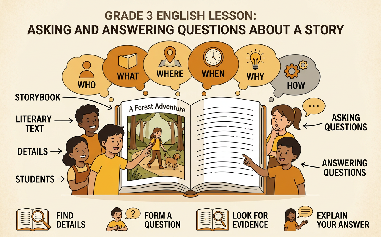 Asking and Answering Questions About a Story