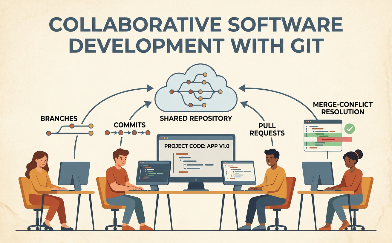 Collaborative Software Development with Git