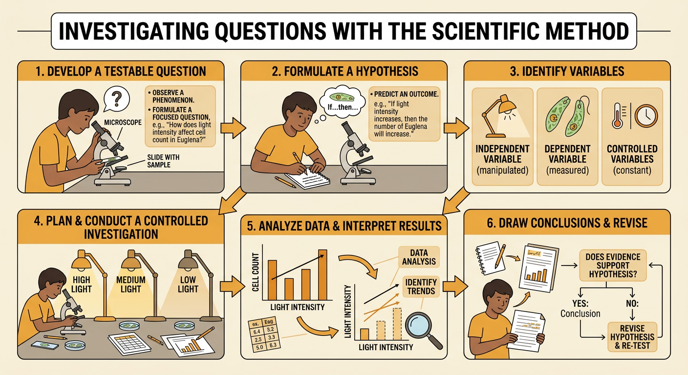 Investigating Questions with the Scientific Method