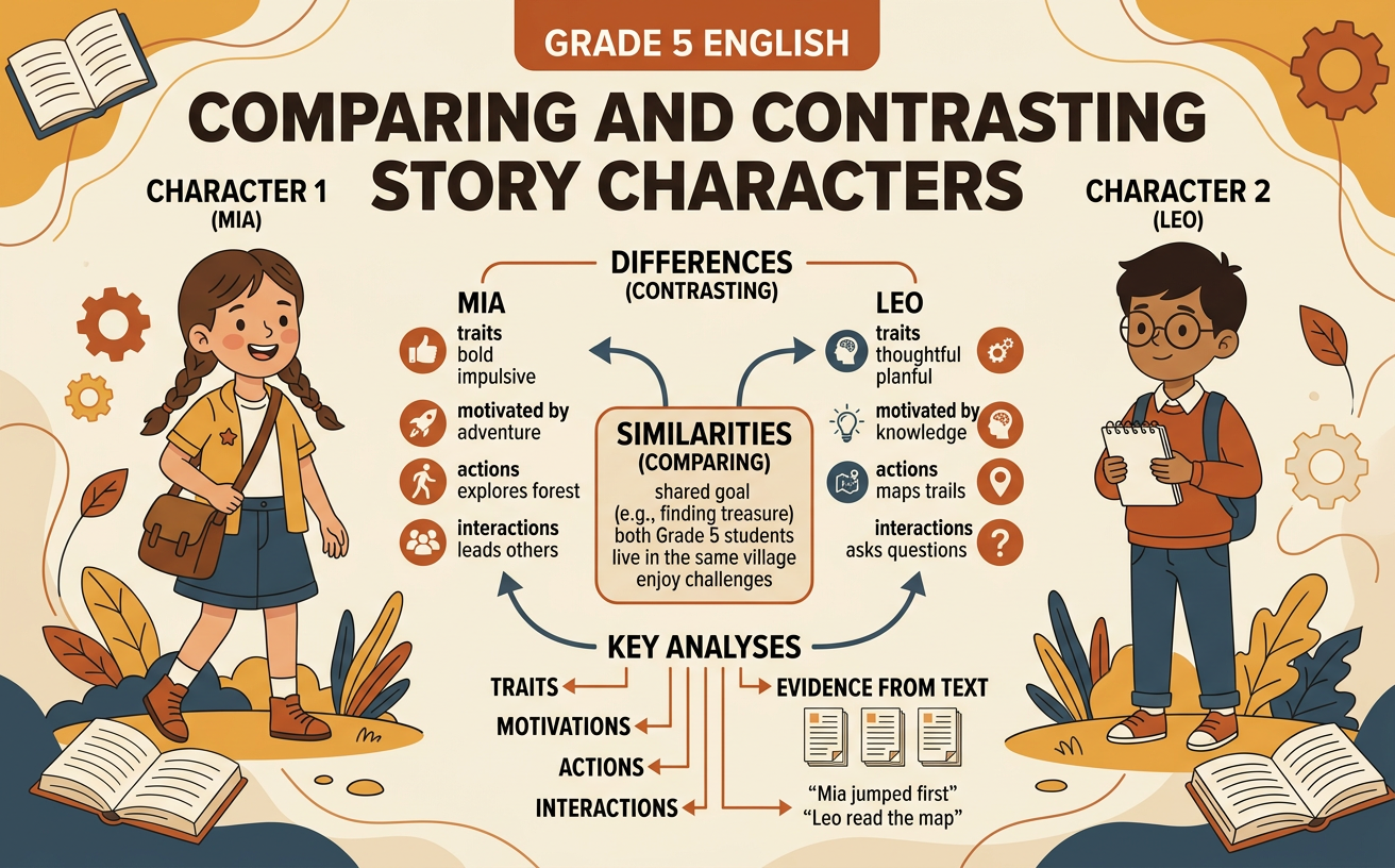 Comparing and Contrasting Story Characters