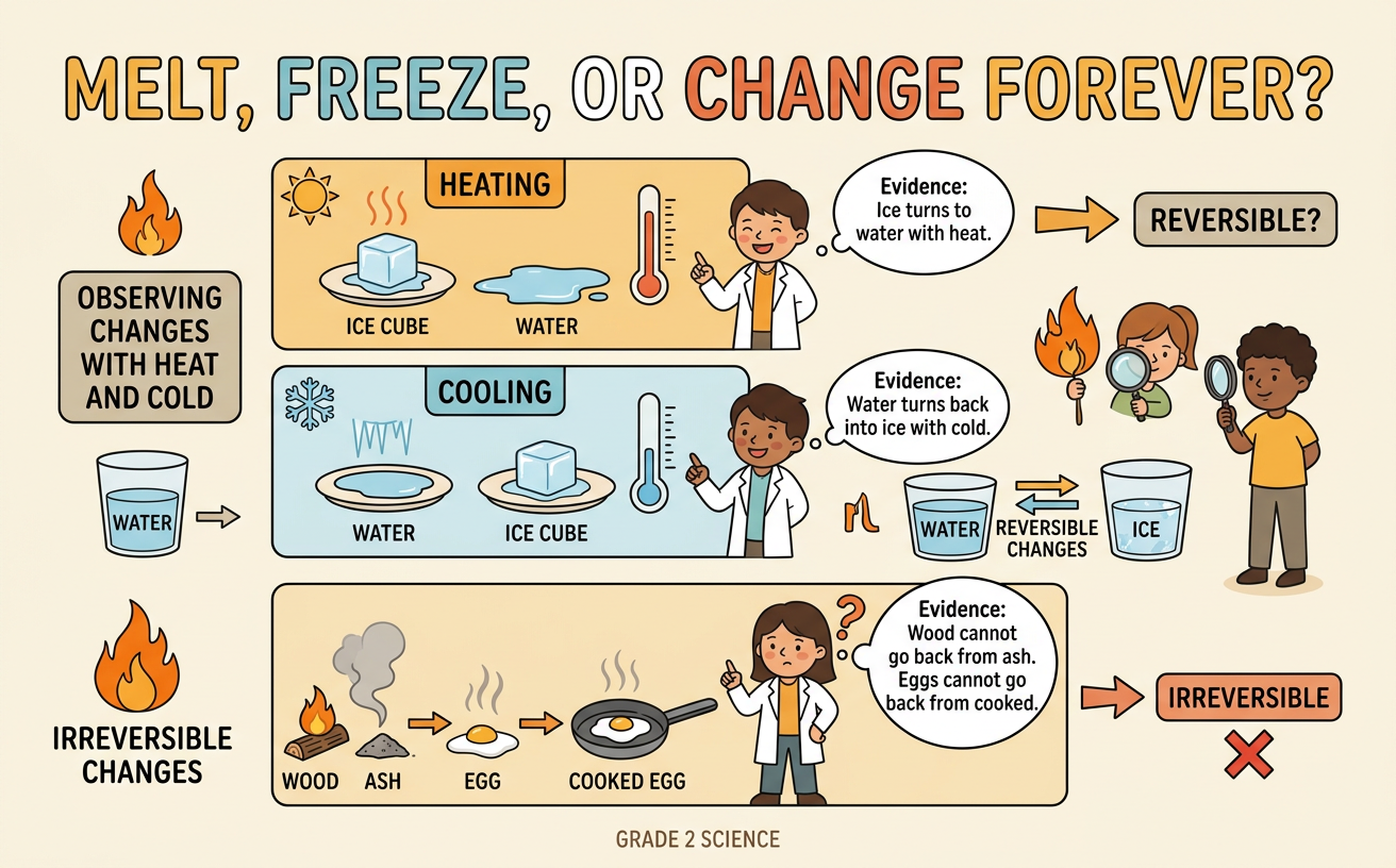 Melt, Freeze, or Change Forever?