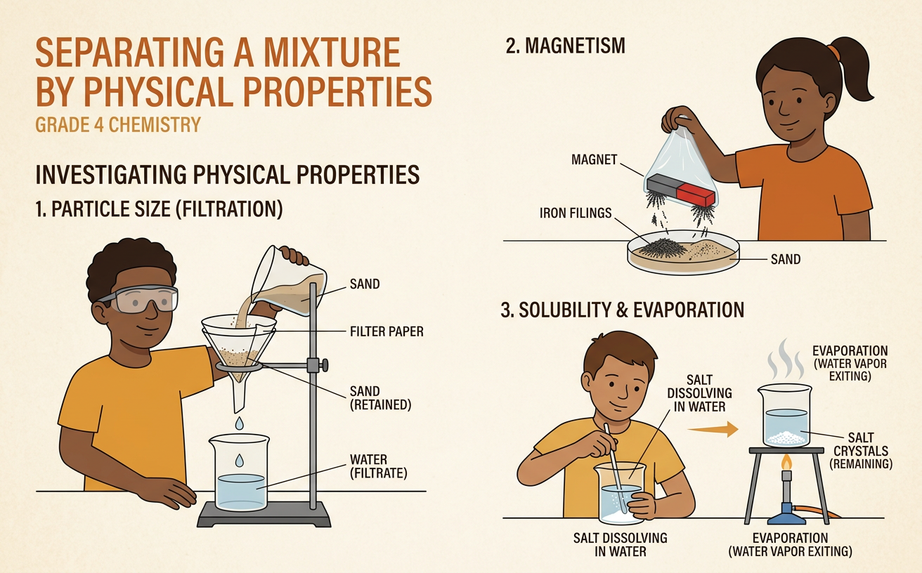 Separating a Mixture by Physical Properties