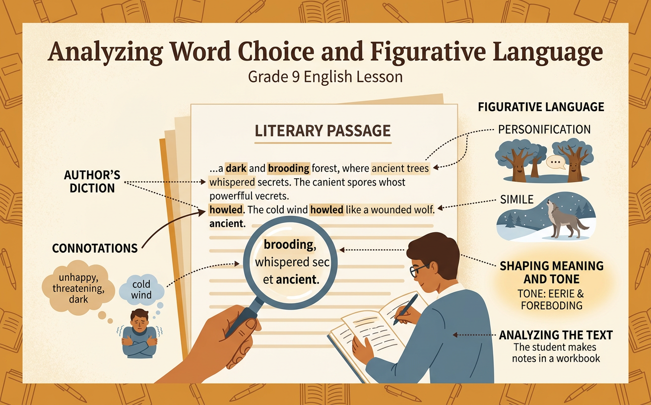 Analyzing Word Choice and Figurative Language