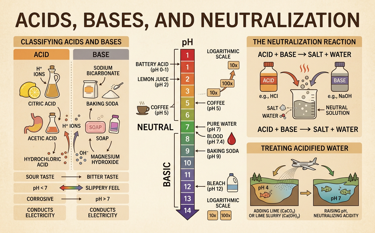 Acids, Bases, and Neutralization