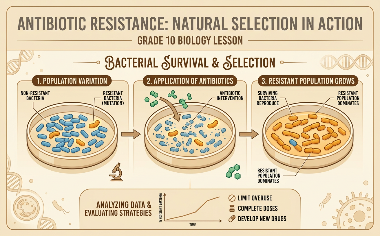 Antibiotic Resistance: Natural Selection in Action
