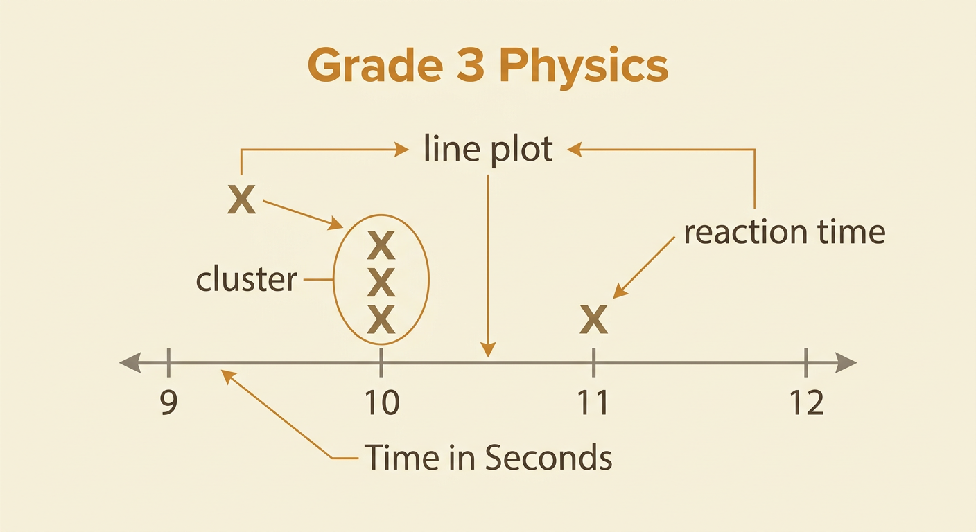 A line plot shows three Xs at 10 seconds and one X at 11 seconds.