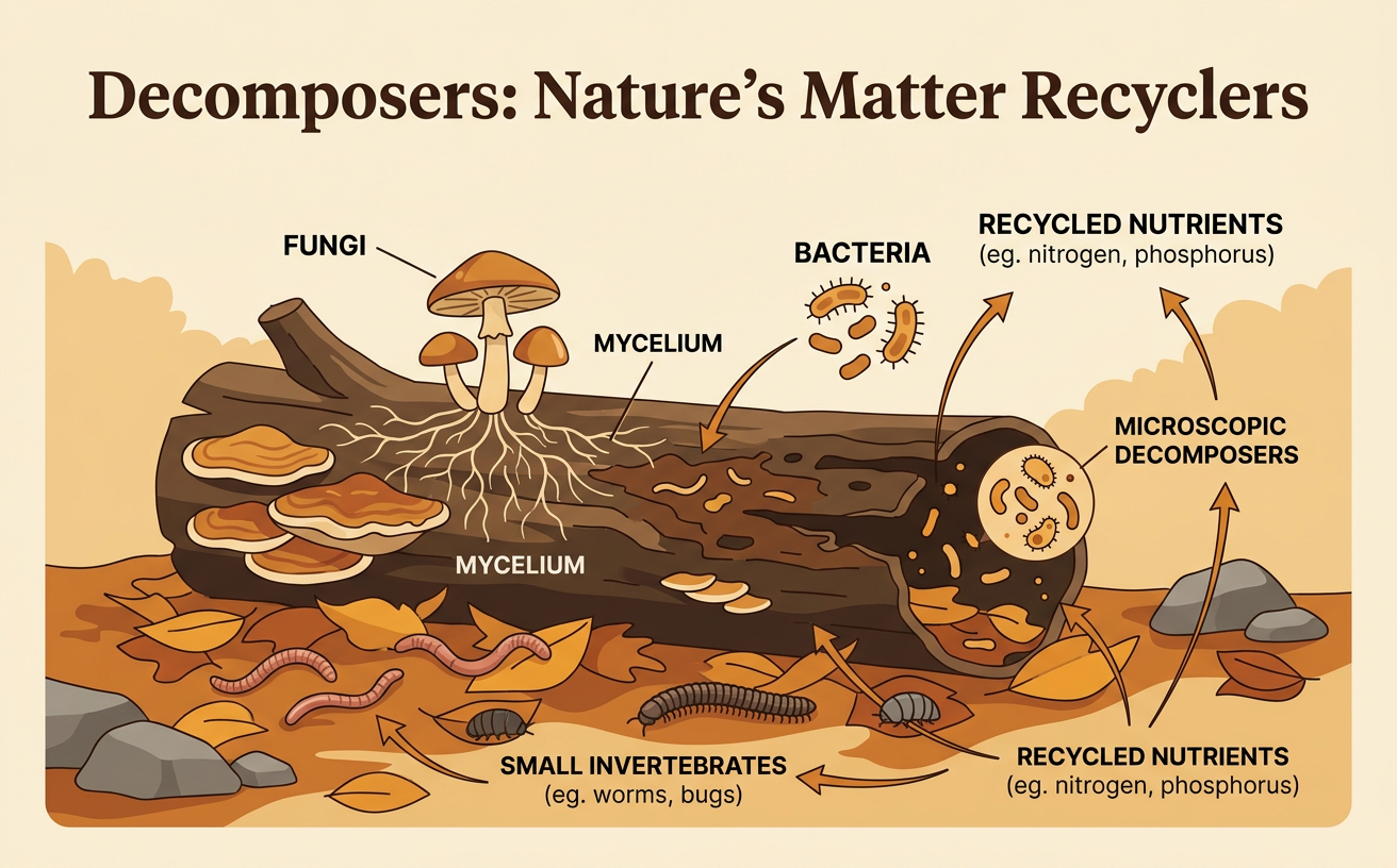 Decomposers: Nature’s Matter Recyclers
