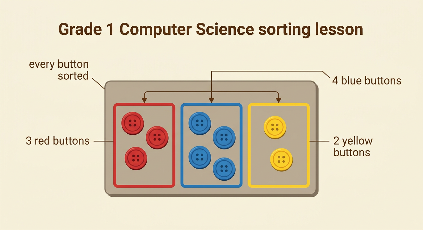All nine buttons are sorted into three color groups with the count for each group clearly shown.