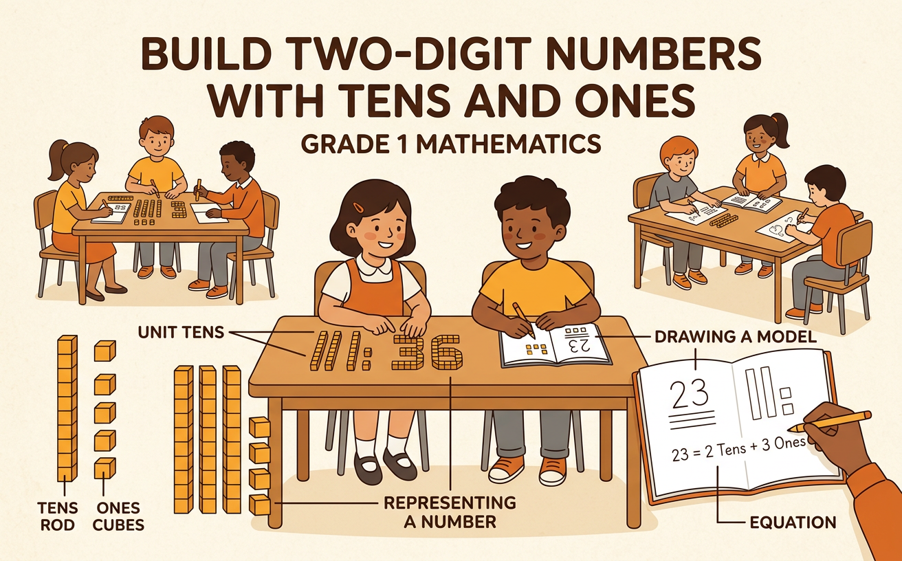 Build Two-Digit Numbers with Tens and Ones