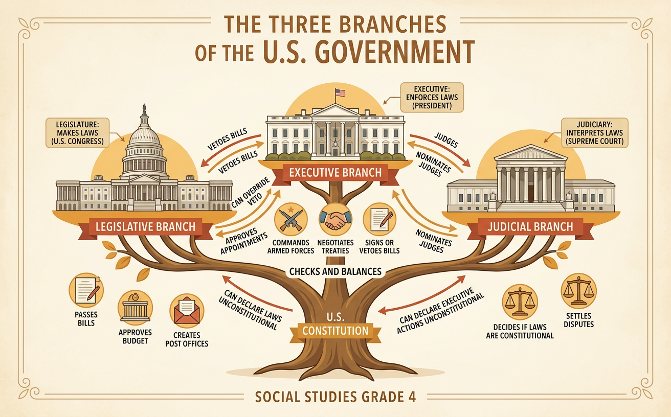 The Three Branches of the U.S. Government