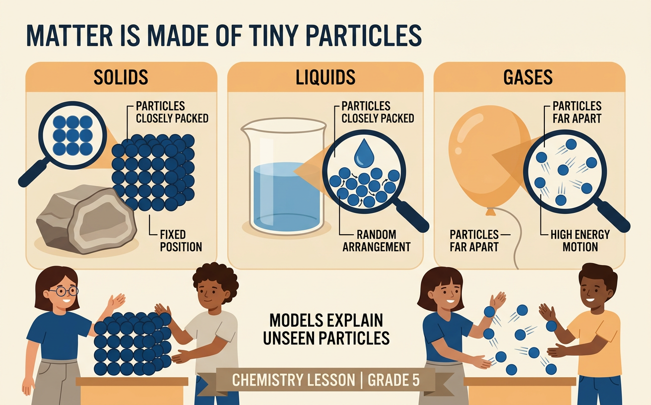 Matter Is Made of Tiny Particles