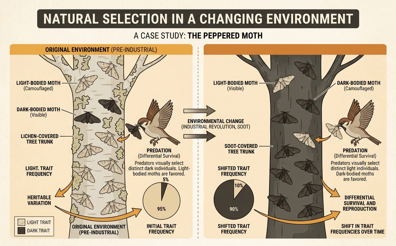 Natural Selection in a Changing Environment