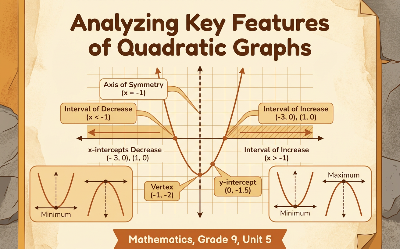 Analyzing Key Features of Quadratic Graphs