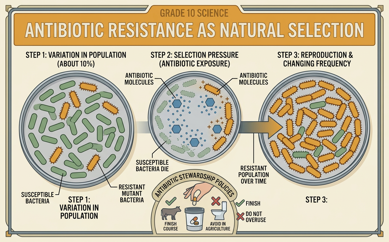 Antibiotic Resistance as Natural Selection