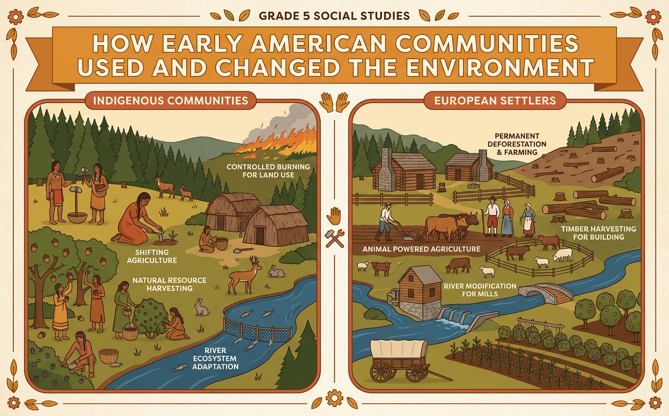 How Early American Communities Used and Changed the Environment