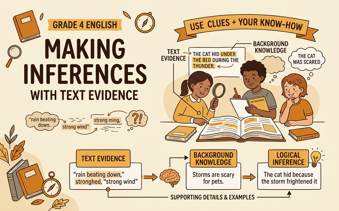 Making Inferences with Text Evidence