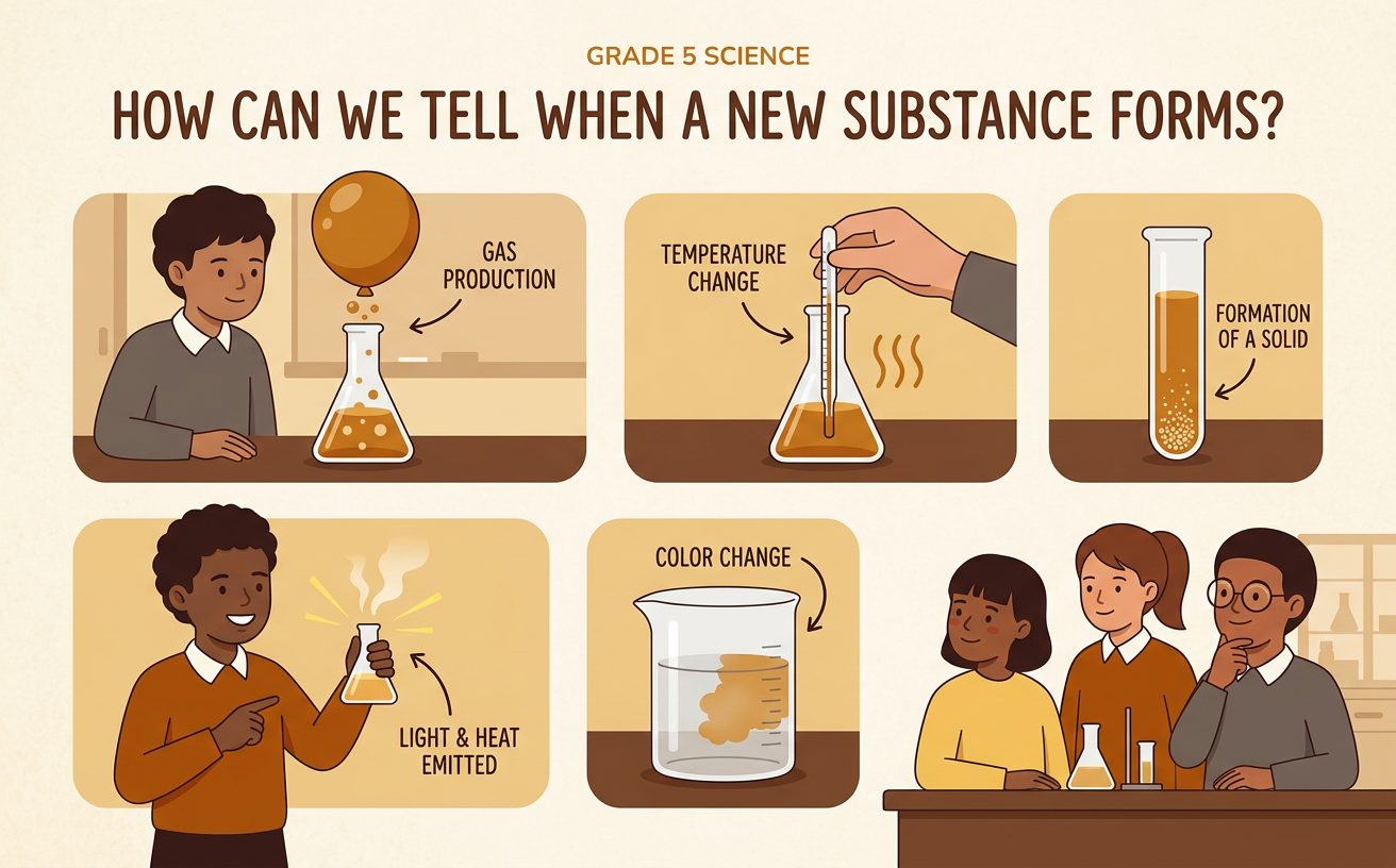 How Can We Tell When a New Substance Forms?
