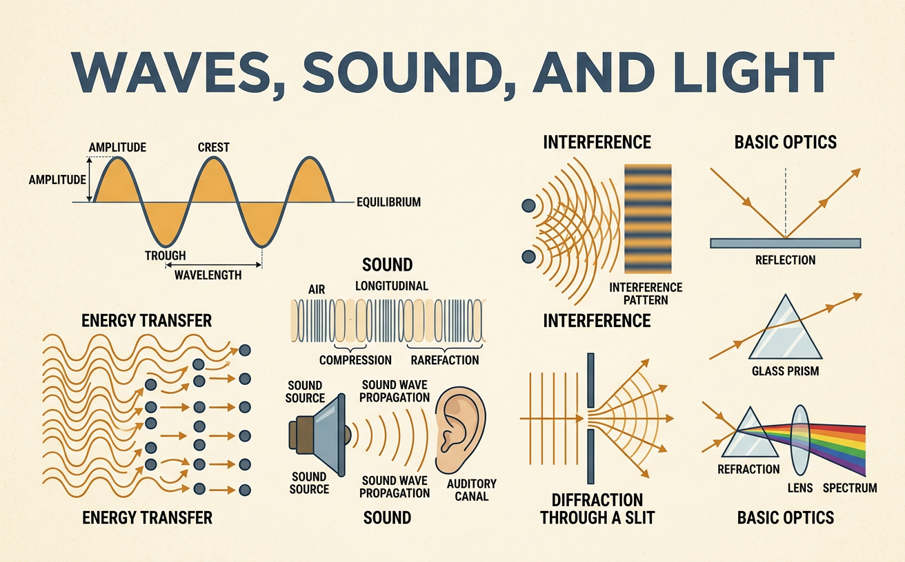 Waves, Sound, and Light