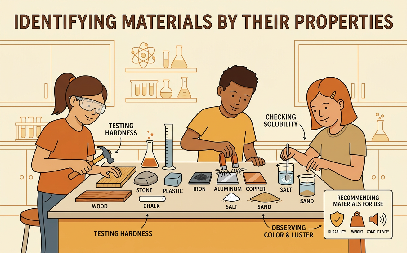 Identifying Materials by Their Properties